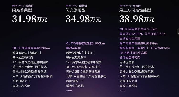 纯电续航1100公里，腾势Z9S开始预售，售价31.98万元起